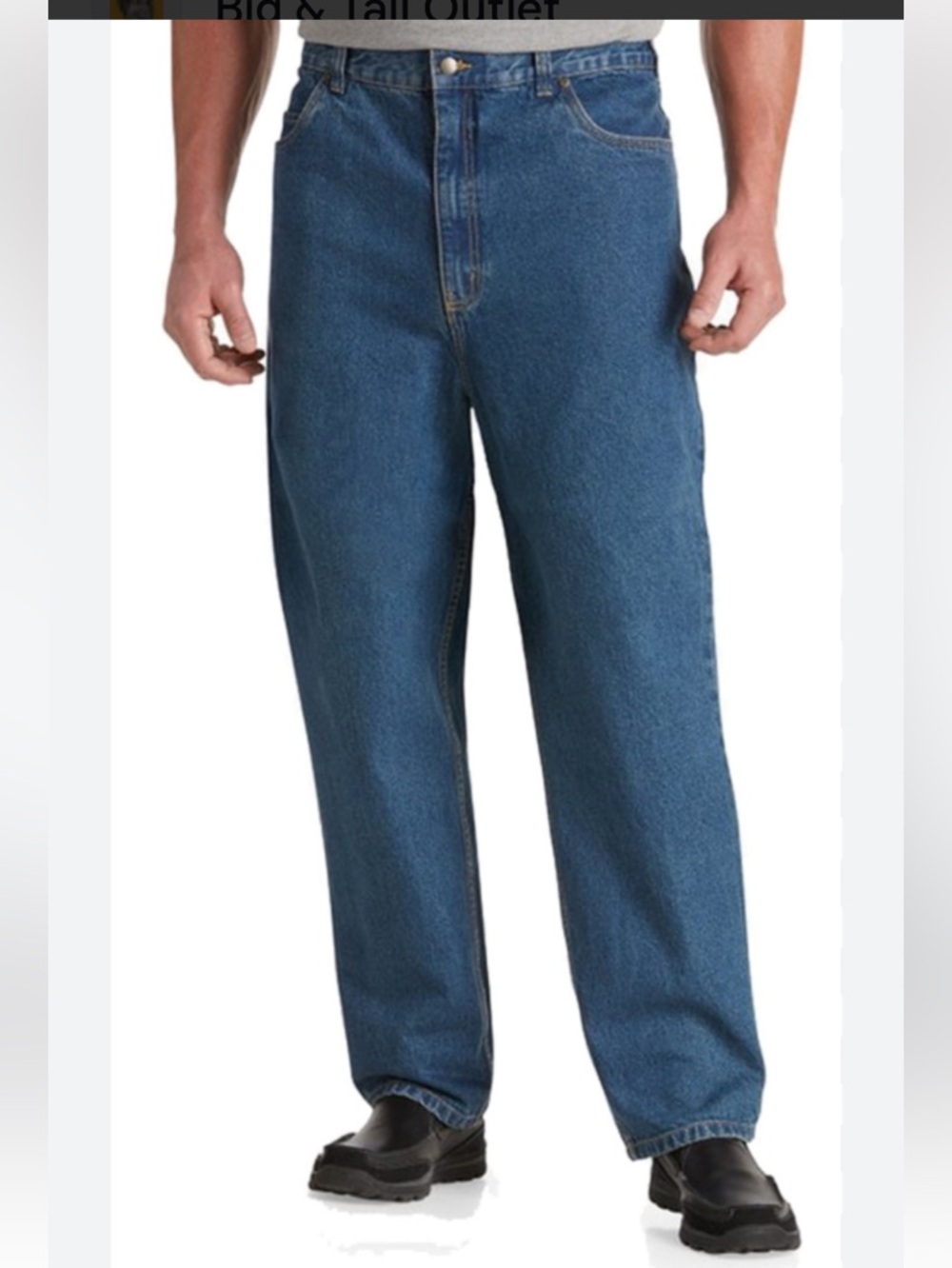 WEARGUARD Straight-Leg Men's Jeans in Deep Blue Denim 34/32 NWOT